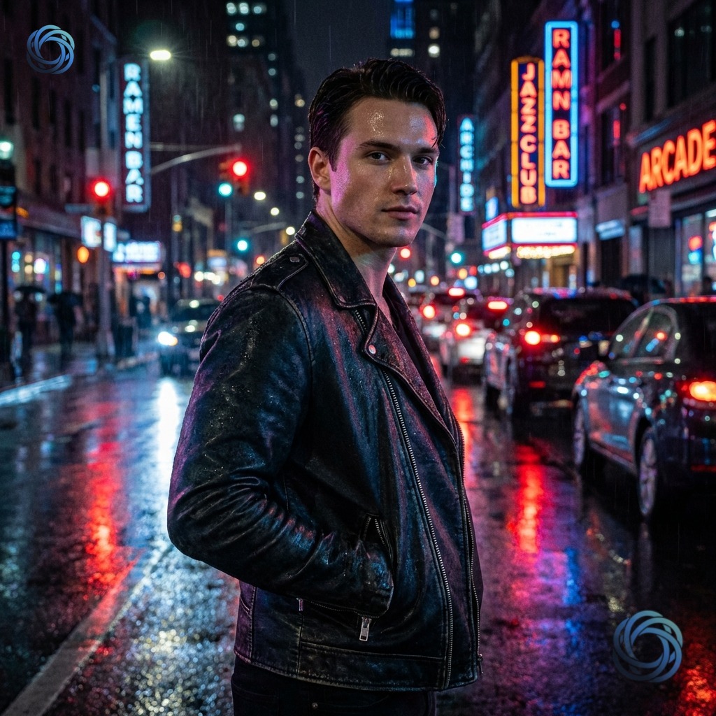 بورتريه ليلي نيون | City Night Neon Portrait