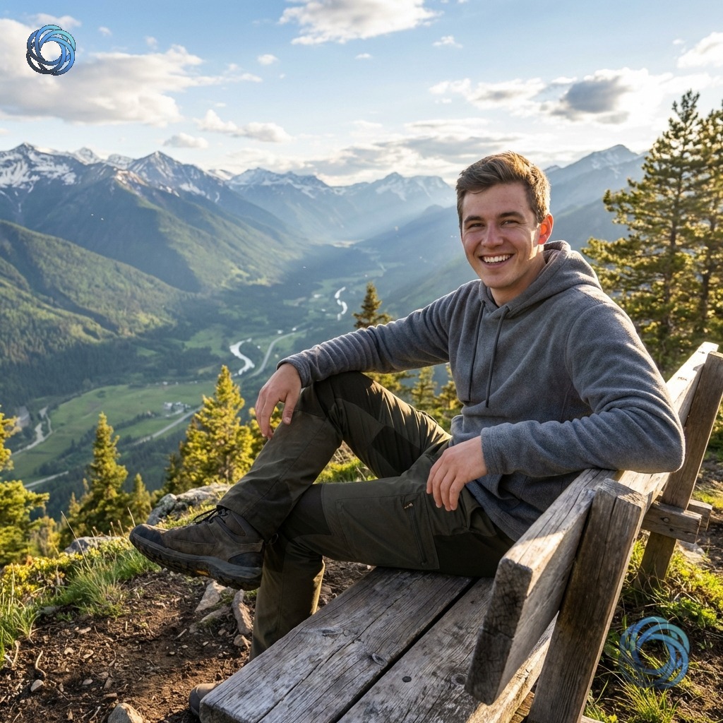 مسافر في وادي الجبال | Mountain Valley Traveler