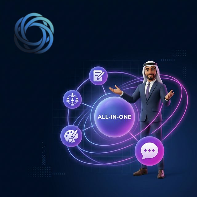 منصة الكل في واحد | All-in-One Platform Hero
