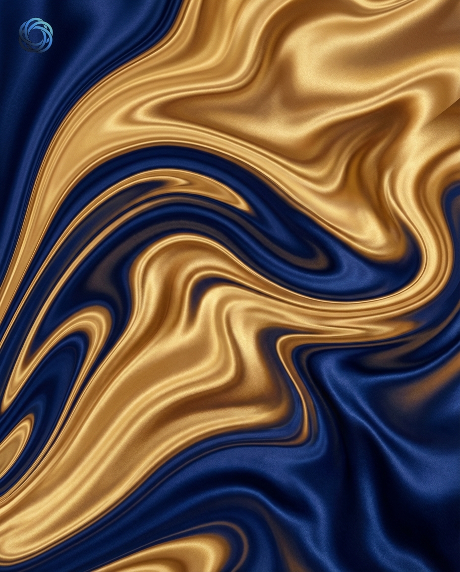 خلفية تطبيق تجريدية (ذهب × كحلي) | Abstract App Background