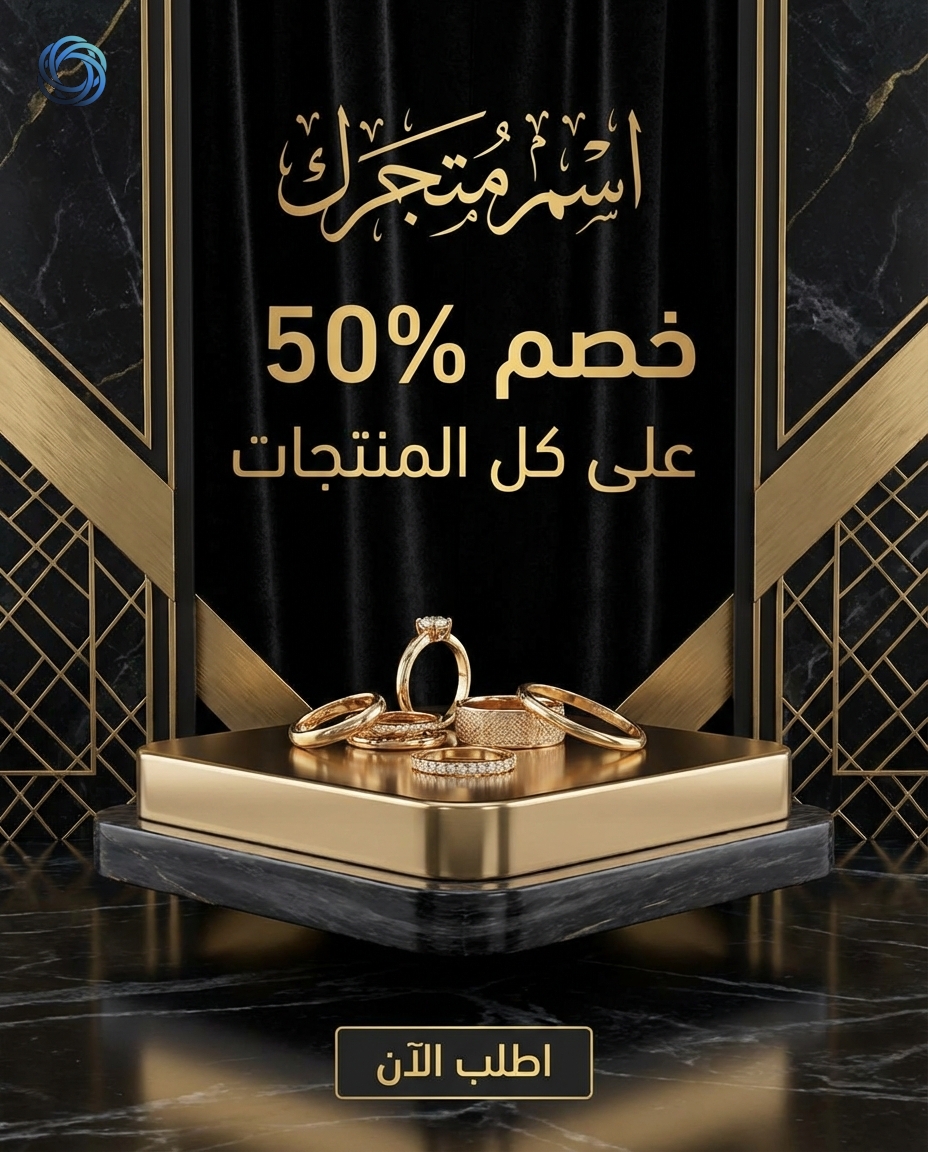 قالب إعلان إنستغرام فاخر: خصم (4:5)