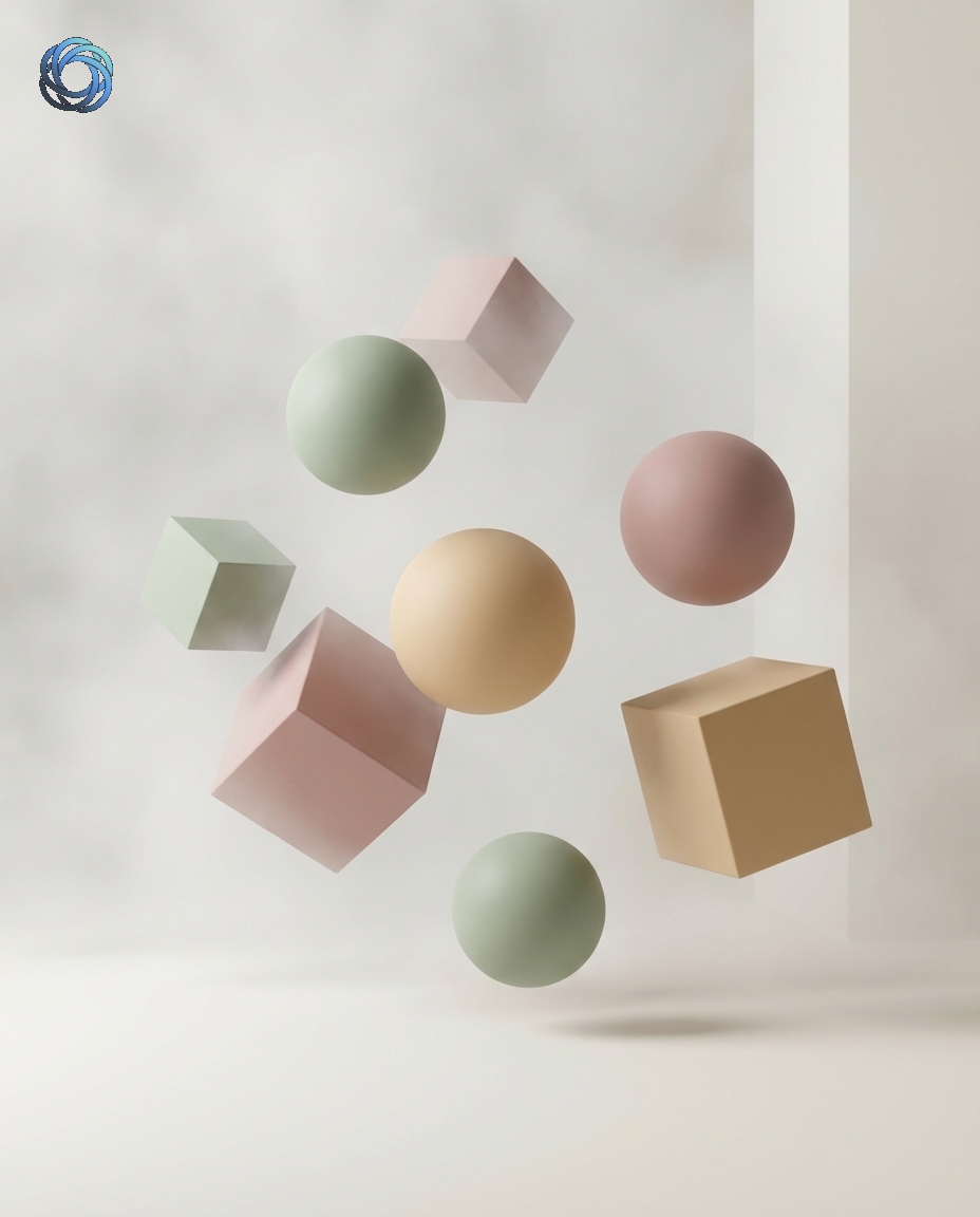 خلفية هندسية ثلاثية الأبعاد | 3D Geometric Background