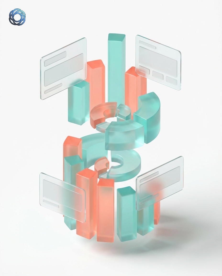 خلفية إنفوغرافيك بيانات | Data Infographic Background