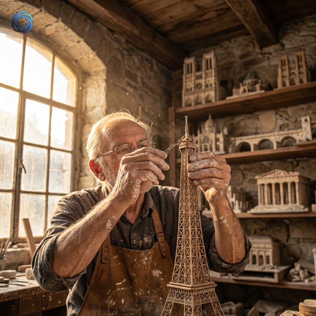 صانع النماذج المصغرة - برج إيفل | Eiffel Tower Model Maker