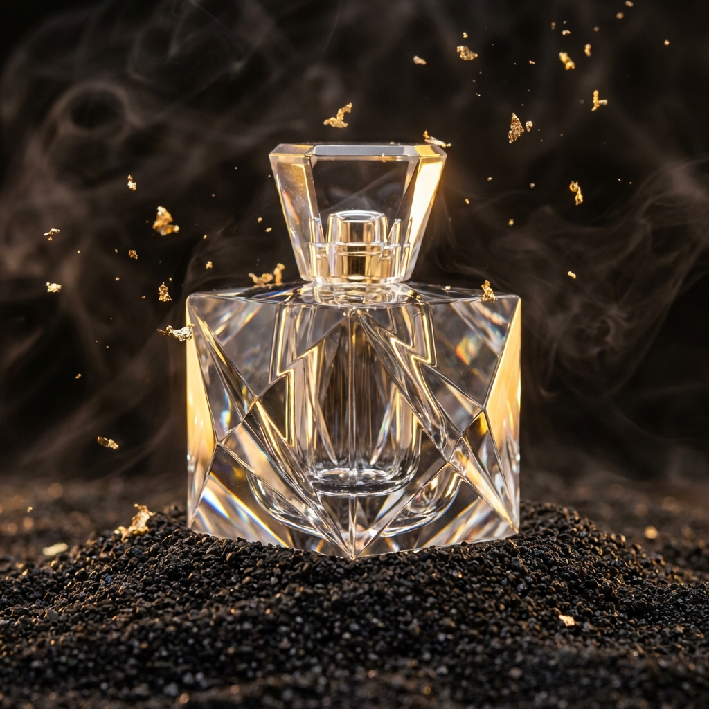 عطر كريستال على رمال بركانية | Crystal Perfume on Volcanic Sand