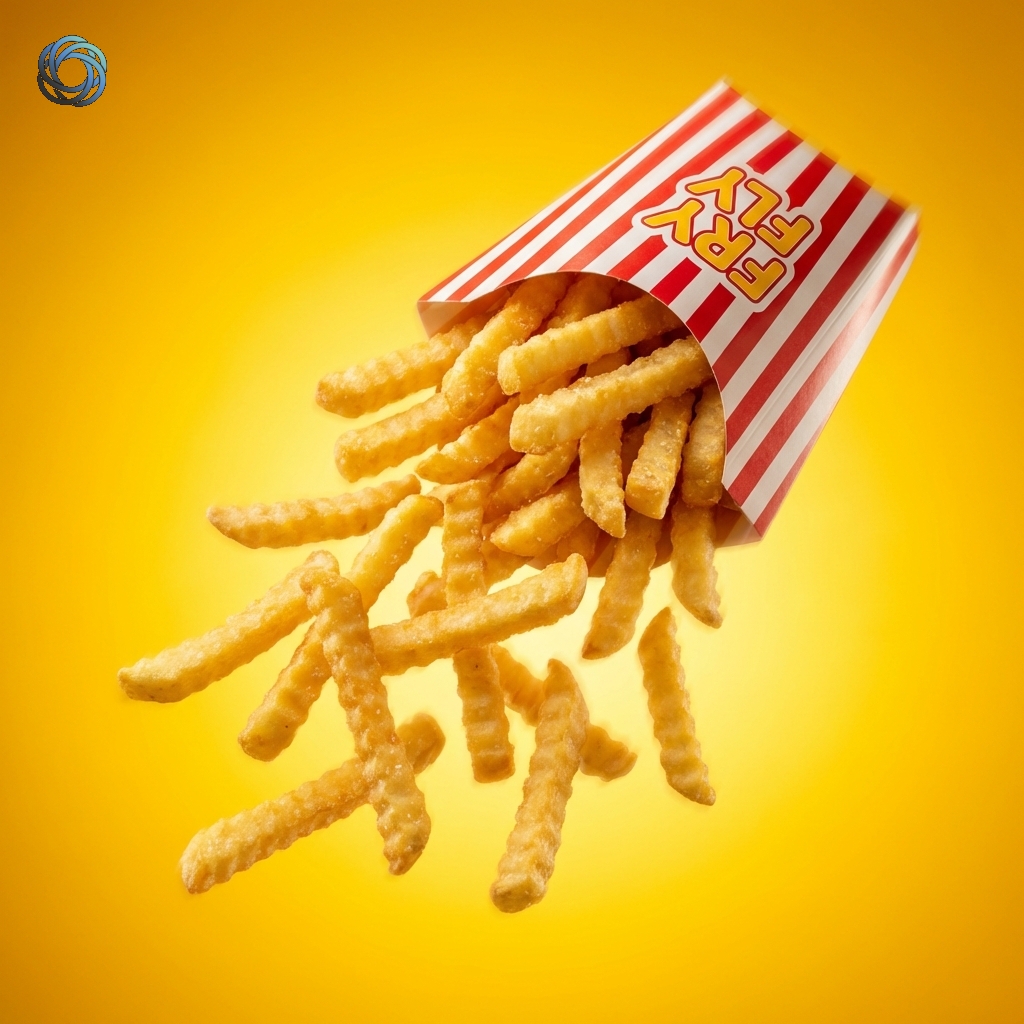 بطاطس مقلية تتطاير | French Fries Mid-Air
