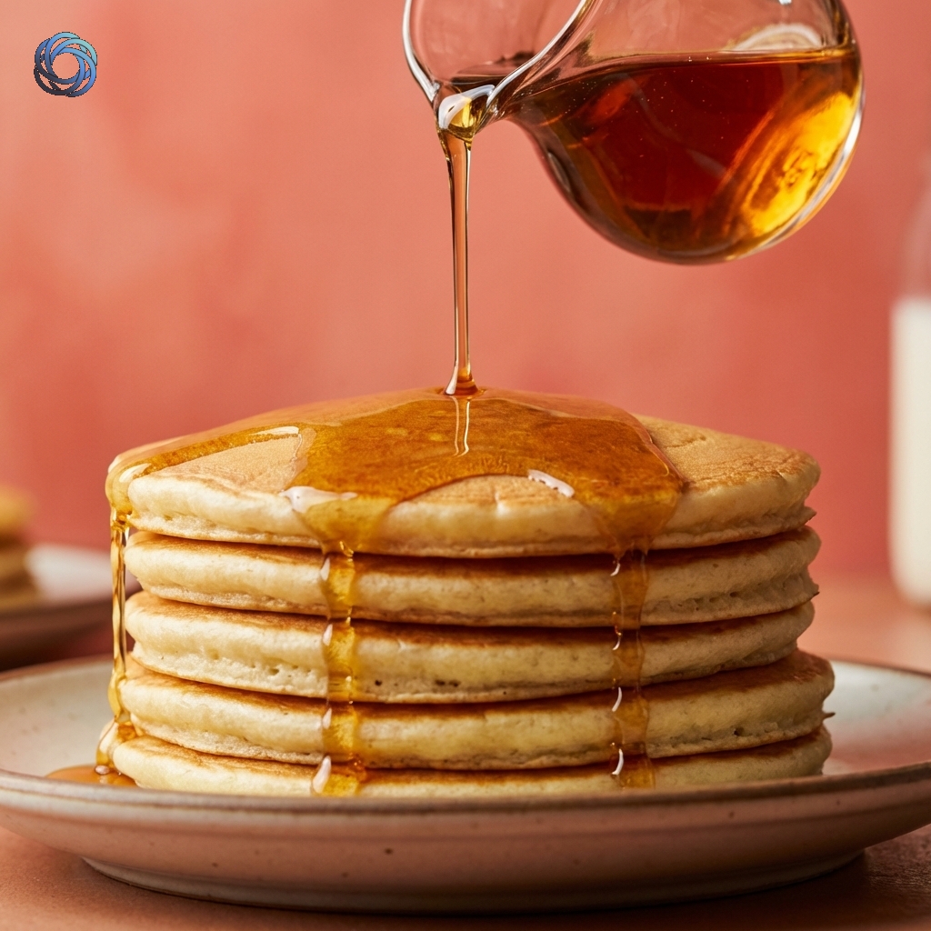 بانكيك مع شراب القيقب | Pancake Stack with Syrup