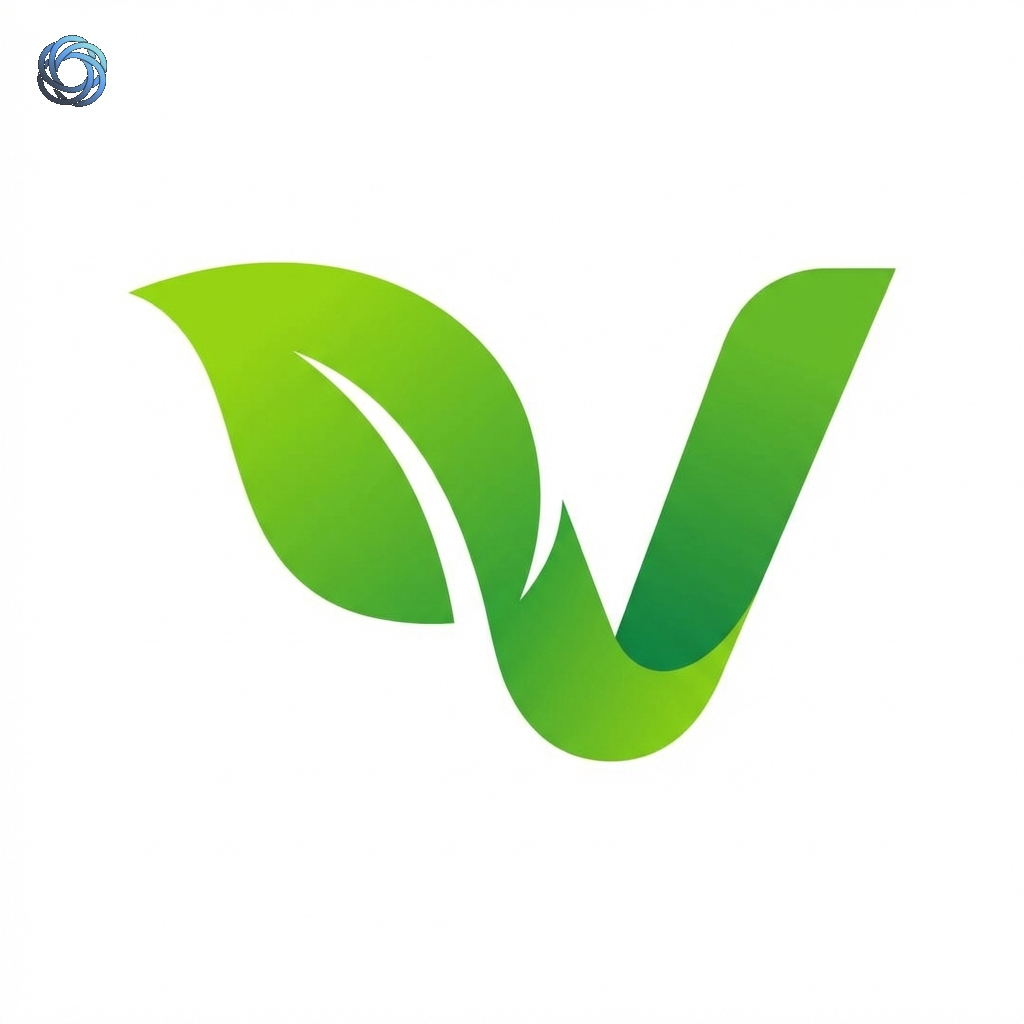 شعار ورقة بيئية | Eco Leaf Logo