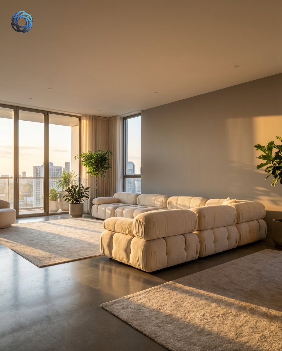 غرفة معيشة فاخرة فارغة | Luxury Empty Living Room