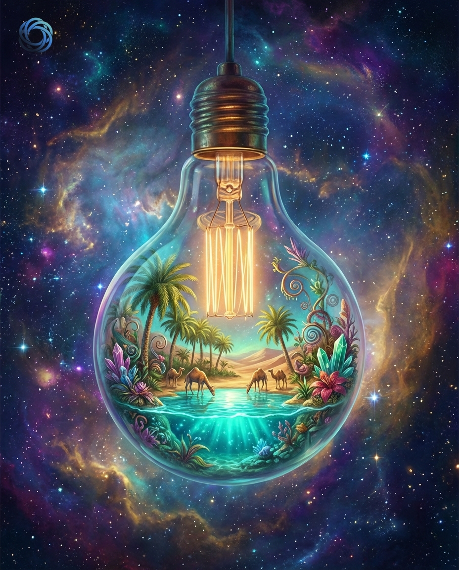 واحة الصحراء السريالية | Surreal Desert Oasis